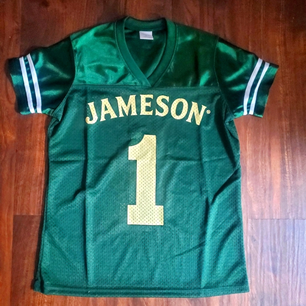 Womans Jameson Irish Whiskey Football Jersey Med